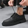 Модная мужская деловая кожаная повседневная обувь на весну-осень, социальная обувь для мужчин, новая высококачественная модная роскошная дизайнерская обувь ручной работы