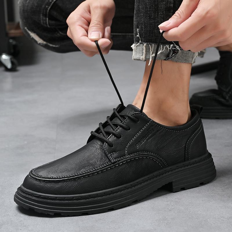 Модная мужская деловая кожаная повседневная обувь на весну-осень, социальная обувь для мужчин, новая высококачественная модная роскошная дизайнерская обувь ручной работы