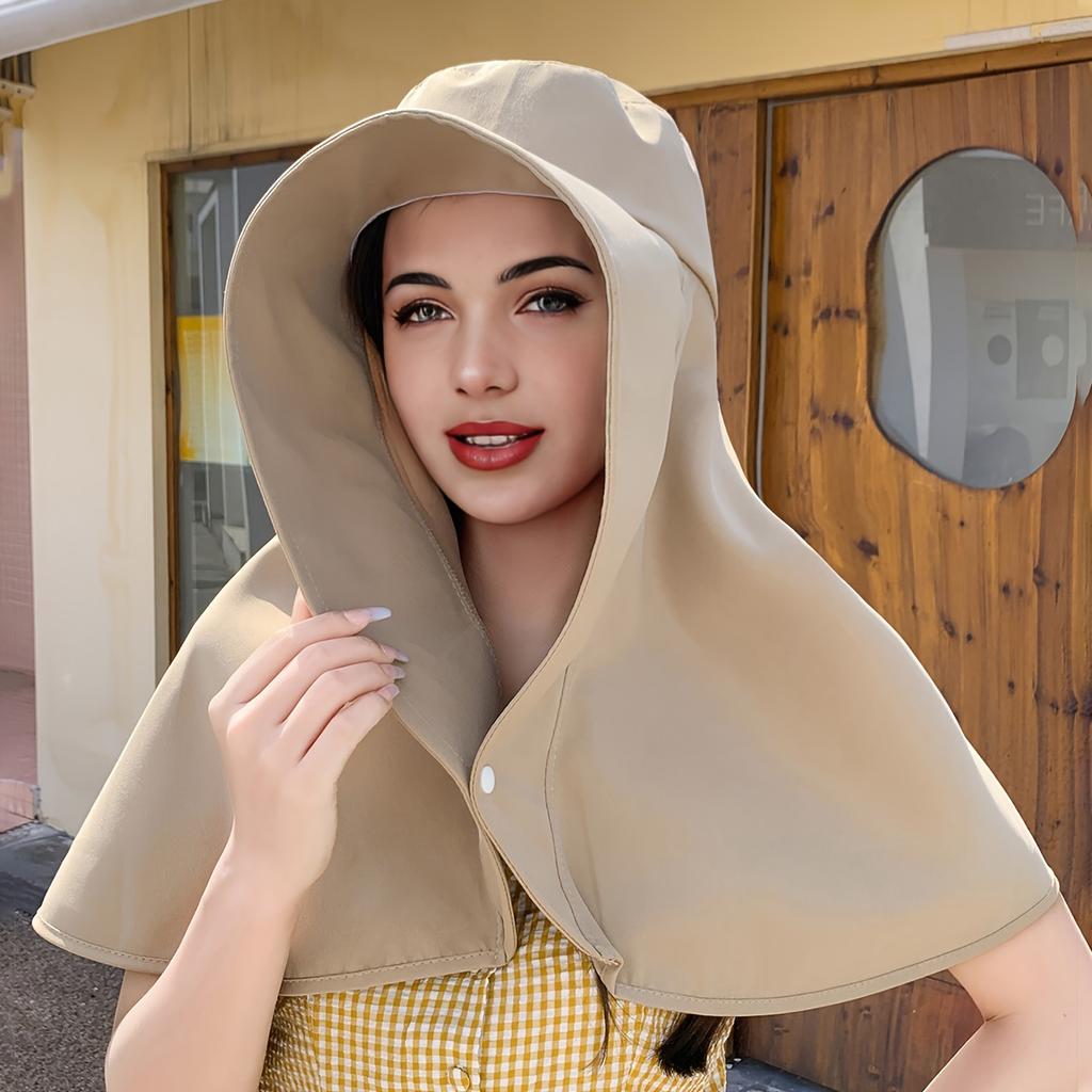 Шаль с широкими полями для защиты от солнца, элегантная летняя солнцезащитная пляжная шляпа для путешествий и женщин