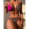 Micro One Piece Swimsuit Brazilian Biquini Leopard Solid Female Swimwear Swimming Suits Bathing Suit Beachwear Swimsuits