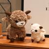 11/14/25 см Милая Овечка Плюшевая Игрушка Стоячая Поза Большеглазая Овечка Плюшевая Кукла Симуляция Овечки С Рогами Овечки Кукла Подарок Ребенку