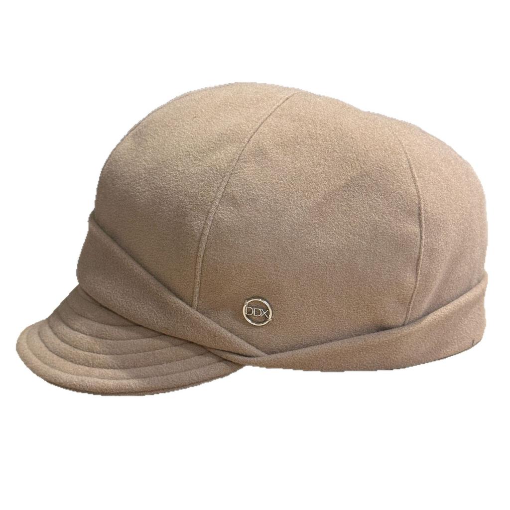 Новый стиль шерстяная кепка с утиным козырьком для женщин Модная и универсальная шляпа художника для путешествий на открытом воздухе Маленький ветрозащитный и теплый берет, подчеркивающий лицо