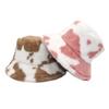 Cow Stripe Bucket Hat Soft Panama Hat Outdoor Fisherman Cap  Men Women