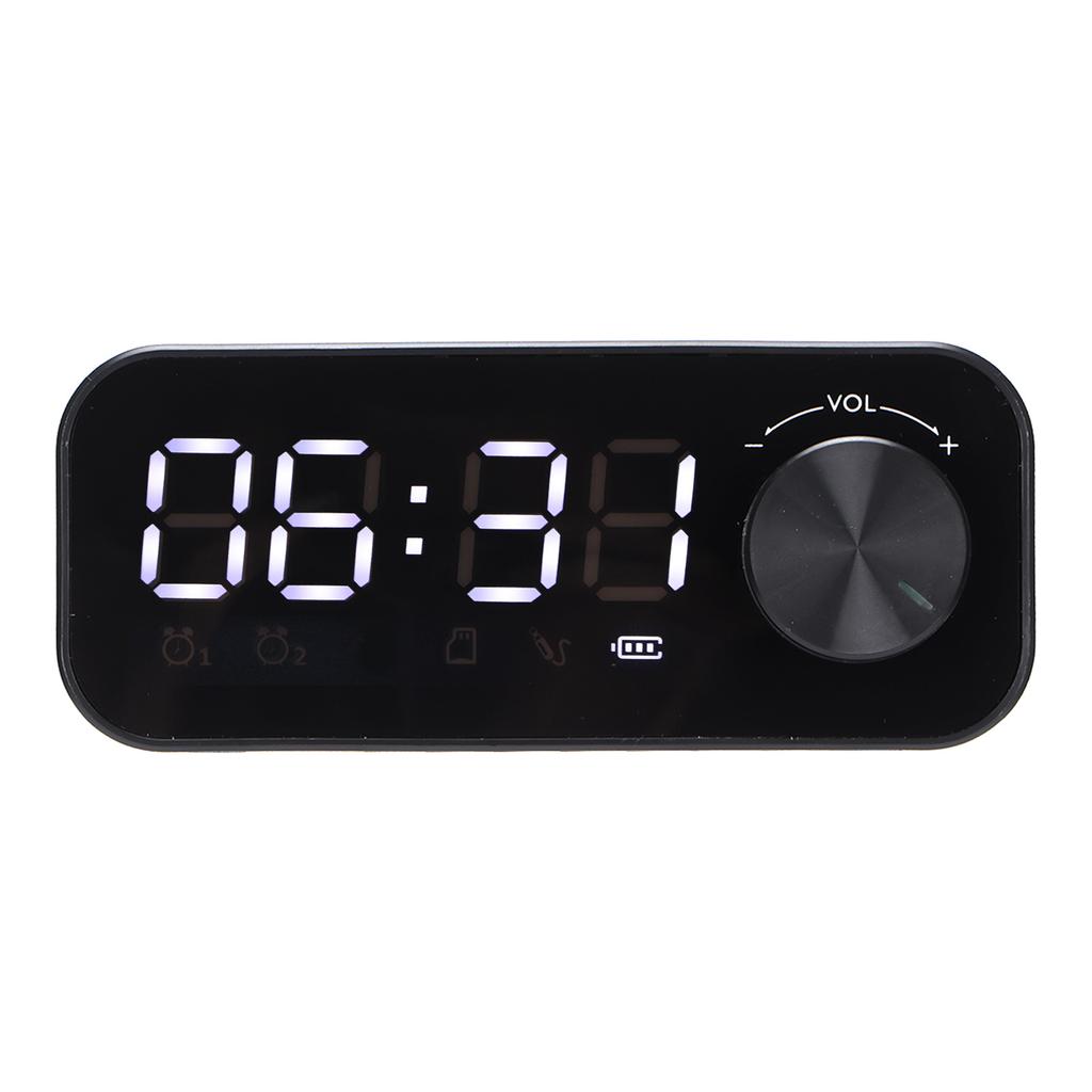 B126 BT Часы-динамик Многофункциональный регулируемый портативный будильник-радио со светодиодной подсветкой