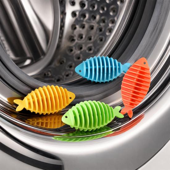 Fish-shaped Design Ultra-soft Ring Tpr Multi-color 50 Pcs