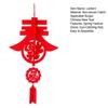 DIY Red Lantern Chinese New Year Hanging Lantern Self-Assembly Good Luck Traditional Lantern for Spring Festival Party