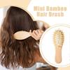 Natural Bamboo Air Cushion Comb Gentle Scalp Massage Reduce Hair Breakage Ergonomic Handle For Long Hair