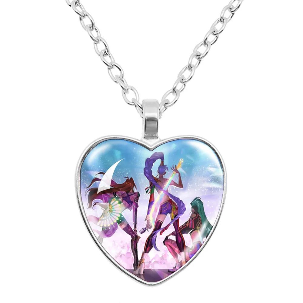 Kids Anime Cute Necklace Children Fashion Jewelry Accessories Girl Charms Pendant Cartoon Necklaces Gift