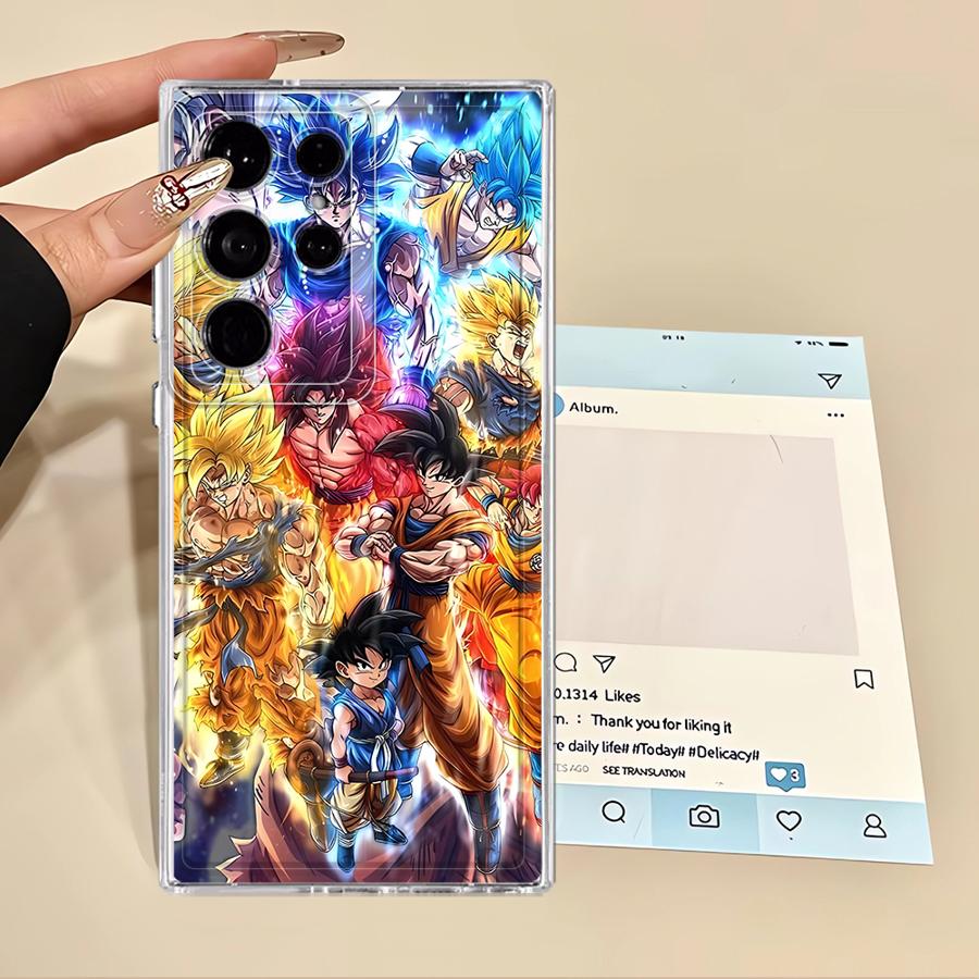 Крутой популярный чехол Dragon Ball для Samsung Galaxy S22 FE S25 Edge S26 S21 Note 20 Ultra 10 S20 Plus S24 S23 Ultra Чехол для телефона