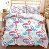 Bed Three-Piece Quilt Cover Ins Wind Animal Pattern Print Kit Home Textile Skin