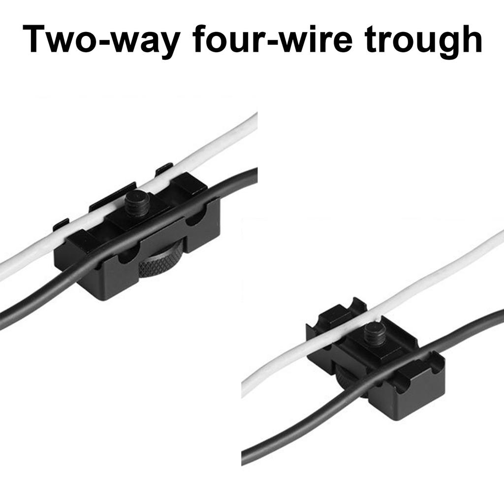Зажим для кабеля данных видеокамеры Алюминиевый защитный замок для кабеля Подходит для кабеля платы быстрого крепления зеркальной камеры