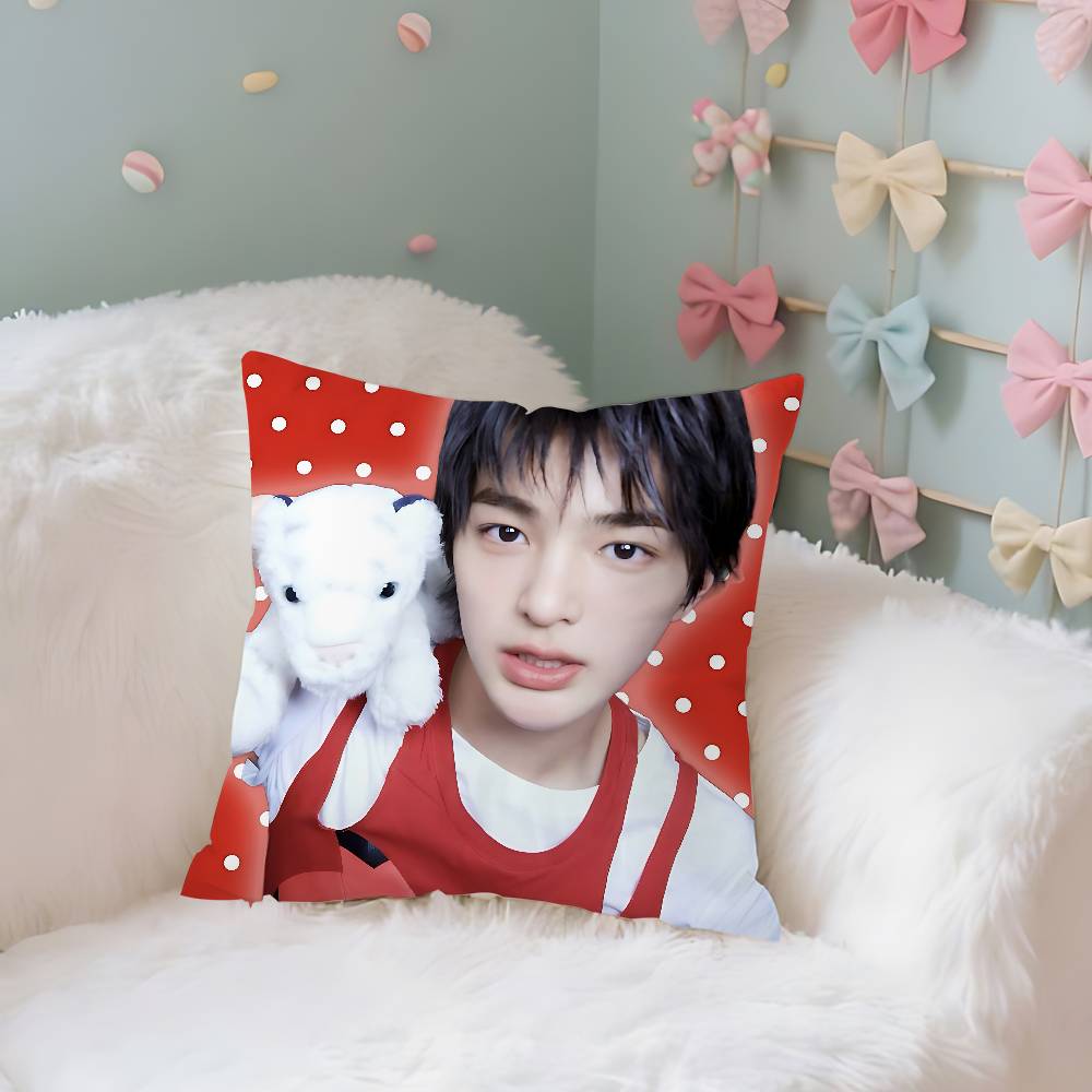 CORTIS KEONHO Case Plush Fabric Soft Pillowcase Double Sided Print Cushion Cover Household Gifts