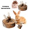 Игрушка для кормления маленьких домашних животных для хомяка, деревянная кормушка для кроликов, игрушка-головоломка, доска для дрессировки маленьких животных, кормушка для лакомств