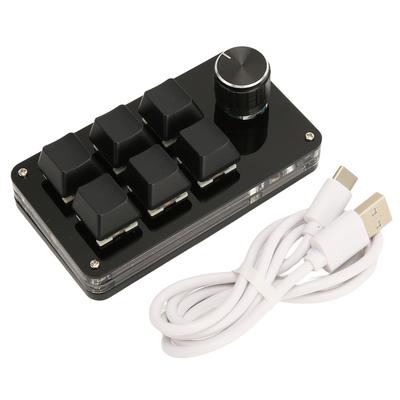 6-клавишная мини-клавиатура с ручкой USB DIY программируемая клавиатура OSU игровая клавиатура для игрового офиса