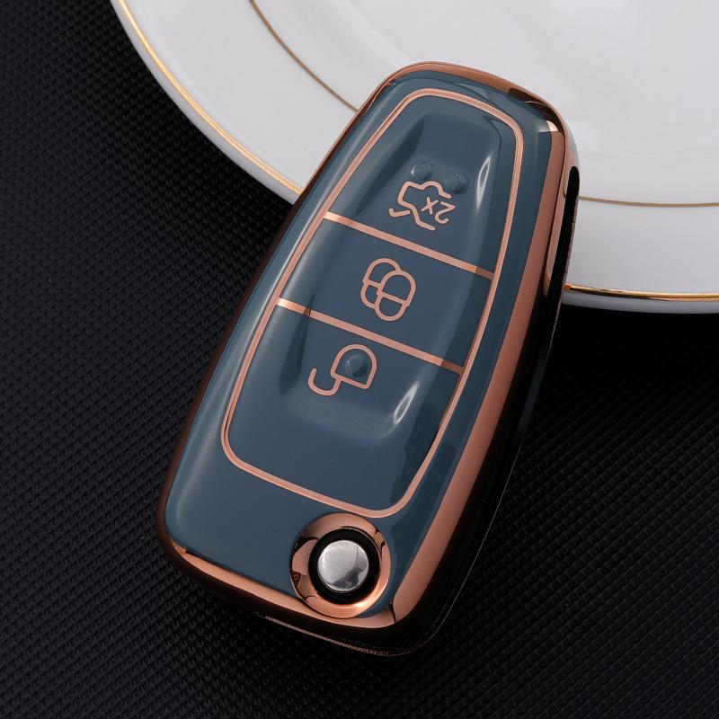 Ford Mondeo Key Set for Fox Wingbo Fiesta Forrest Lincoln Mustang TPU All-inclusive Shell