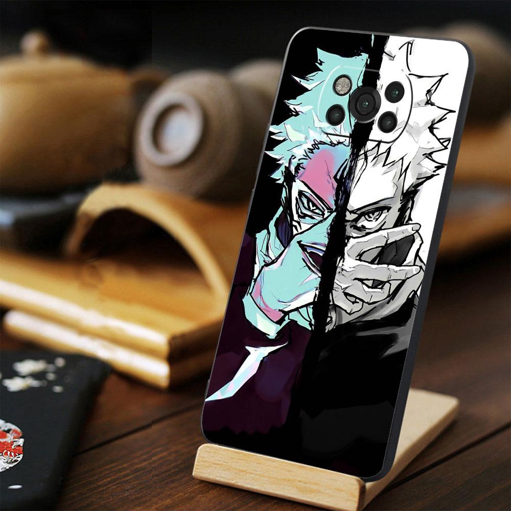 Чехол для телефона Xiaomi POCO MI 11 lite 11T X4 X3 NFC M3 M4 Pro 5G F4 GT 9T F3 10T, сумка в виде аниме-дзюдзюцу кайсен