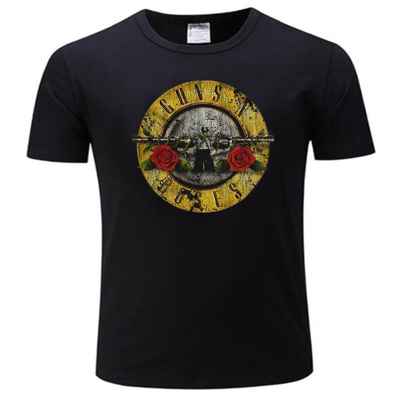 Guns N Roses Bullet Unisex Black Thist Summer Unisex'S Graphic T-Shirt Cotton Unisex T Shirt