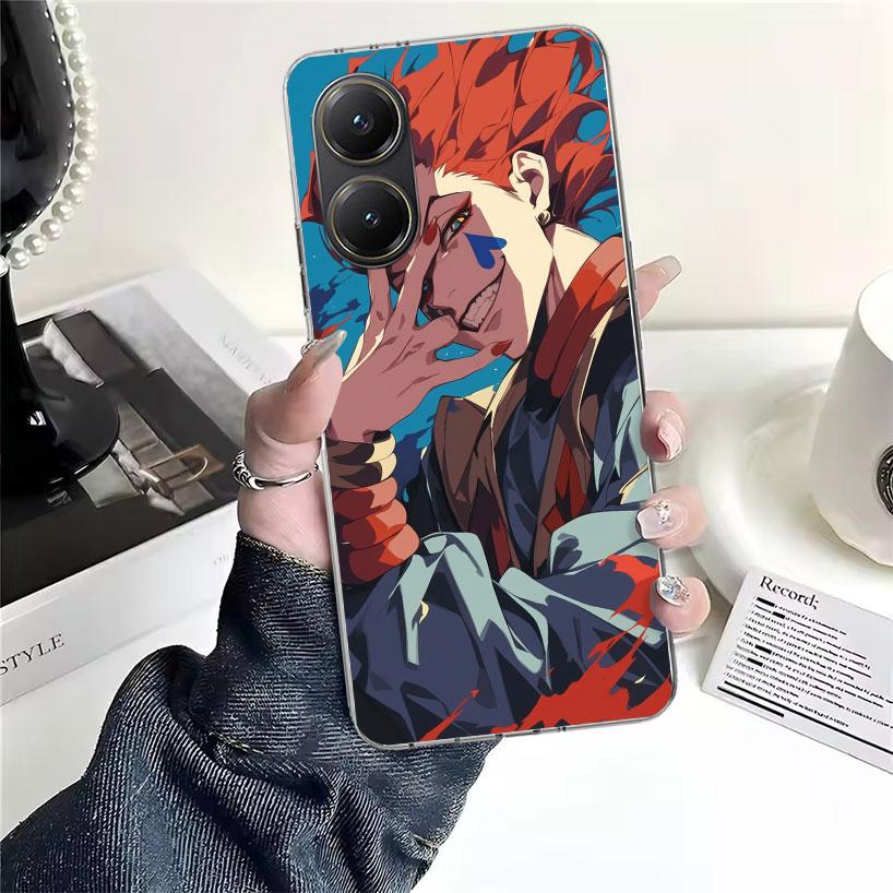 Huner X-Hunters Hisoka Мягкий чехол для телефона для Xiaomi Redmi 15C 15 13C 13 Poco X5 X6 X7 F7 Ultra M7 12C 12 10 10C 9C 9A 9T 9 Fundas