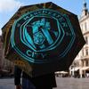 1PC Manchester City F.C Printed Umbrella Folding umbrella, automatic umbrella 8-Frame for Travel, camping Fan gifts Christmas Gifts
