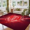Hull KR Design Crystal Velvet Rug Soft Decorative Mat for Bedroom Entrance
