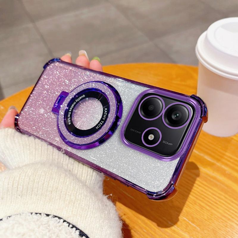 Роскошный чехол-подставка с блестками для Realme 14ProPlus 14Pro 13Pro 11 12 C30 C30S C31 C33 C35 C55 C61 C63 C53 Чехол для 13ProPlus Крышка