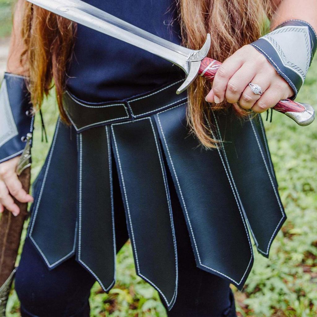 Юбка из ПУ кожи Косплей Одежда Наряд Ролевые игры для Карнавала Фестиваля Фэнтези Мероприятий