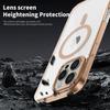 Роскошный прозрачный чехол Desert Gold для iPhone 16 15 14 13 12 Pro Max 16 Plus, акриловый прозрачный чехол TPU Magsafe Magnetic Phone Cover