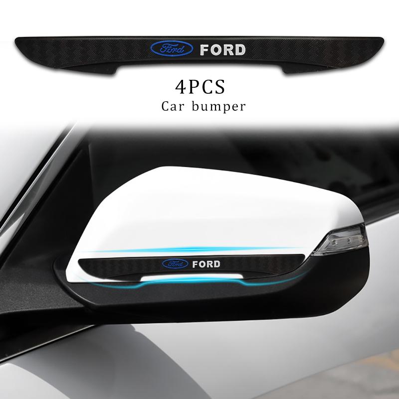4pcs Car Door Edge Protector Stickers Anti Collision Guards Strip For Ford Fiesta Kuga Mondeo Mustang S-MAX C Max Ranger mk4 mk5 CVX1 b12