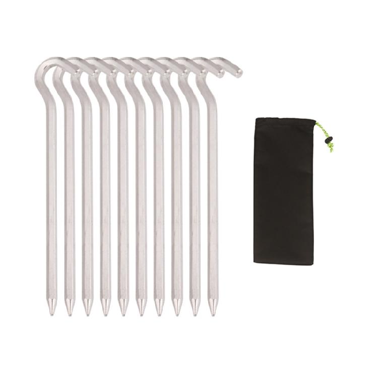 Aluminum Alloy Ground Nails Anchors Tent Accessory For Outdoor Camping Tent Peg