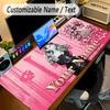 Large Mouse PadTaylor Swift Custom Name Text Personalized Desk Mat Non Slip Gaming Pad