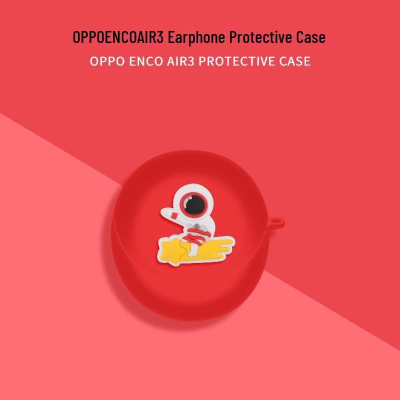 OPPO Enco R2 Ultra-Thin Silicone Protective Case - Full Coverage Earphone Shell