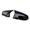 2 Pieces Rearview Mirror Cover Cap Carbon Black for BMW Series 1 2 3 4 X M 220i 328i 420i F20 F21 F22 F23 F30 F32 F33 F36 X1