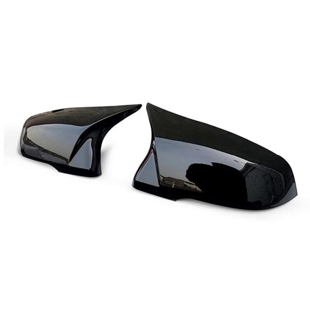 2 Pieces Rearview Mirror Cover Cap Carbon Black for BMW Series 1 2 3 4 X M 220i 328i 420i F20 F21 F22 F23 F30 F32 F33 F36 X1