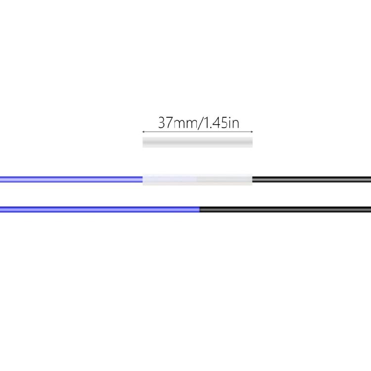 PTFE Фитинги-трубки для филамента, Соединители для филамента для 3D-печати, 37 мм, для выравнивания и сварки, 10/30/50 шт.