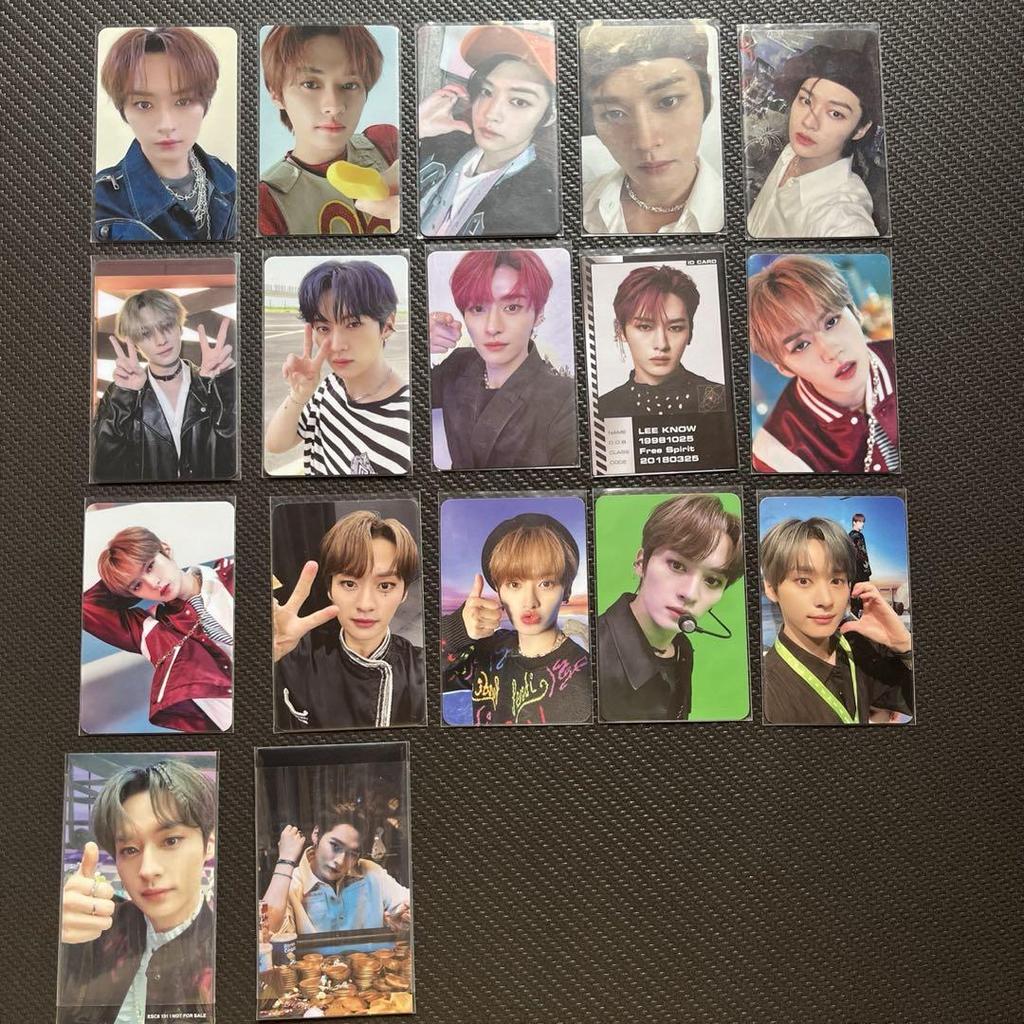 [USED] Straykids Skiz Reno Trading Card 17 Pieces