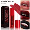 MLSMILE Halloween Pearlescent Fine Glitter Red Powder Matte Matte Easy-to-color Powder Lip Gloss