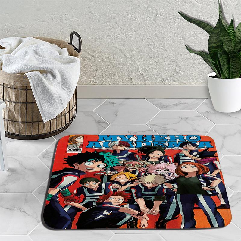 Amime My Hero Academy напольные коврики Деку Мидория Изуку Бакуго ковер мультфильм спальня гостиная мягкий нескользящий коврик
