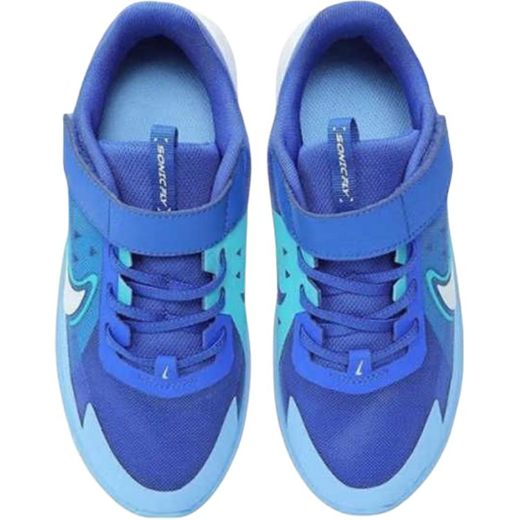 Nike Кроссовки Sonic Fly PS с синим оттенком для детей, цвет Dusty-Cactus, Hyper-Royal, белый FZ0016-400