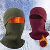 Men Women Winter Integrated Windproof Riding Face Mask Multifunctional Scarf Outdoor Skiing Hat Fleece Warm Head Cover