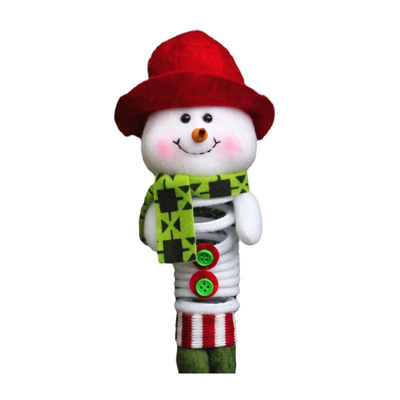 European Style Swinging Christmas Figures With Fabric Material For Festive Decorations