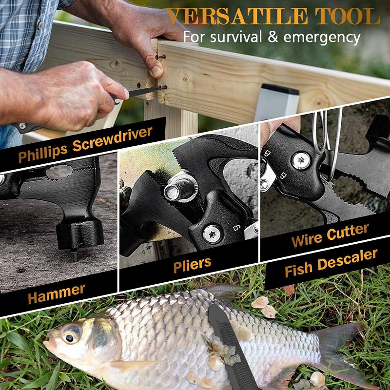 Мультитул 12 в 1 Молоток Инструмент для выживания на природе для Кемпинга Охоты Пешего туризма Аксессуары Инструмент для аварийного выхода из автомобиля