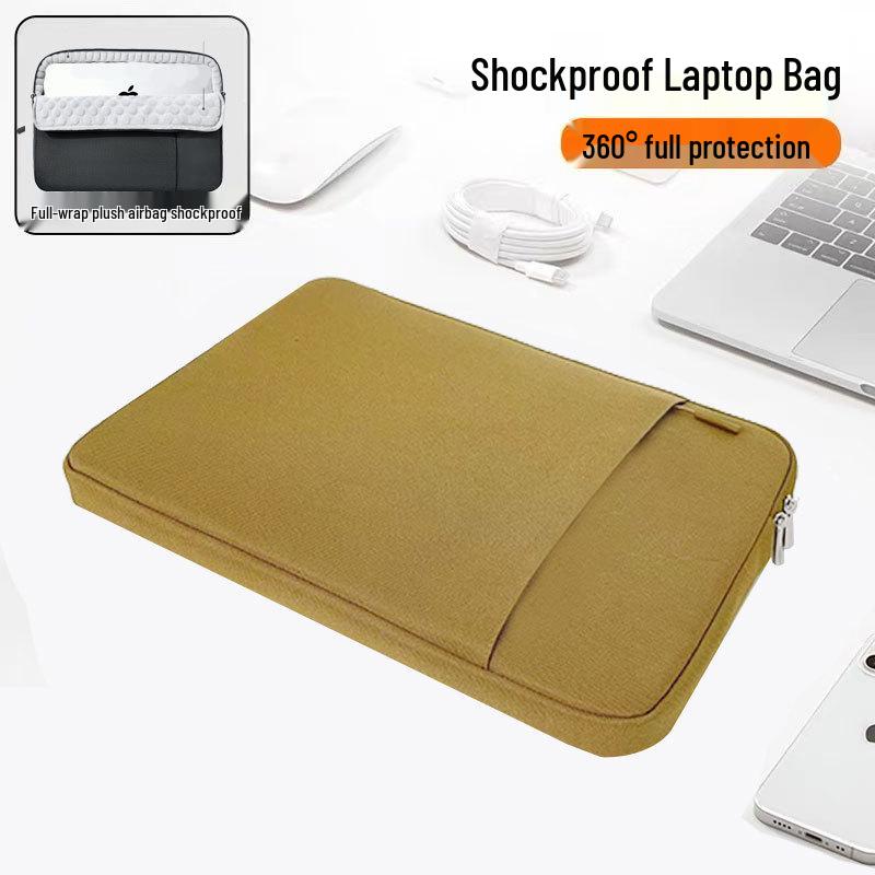 Shockproof Airbag Laptop Sleeve: 13, 14, 15.6, 17 Inch Full Protective Case