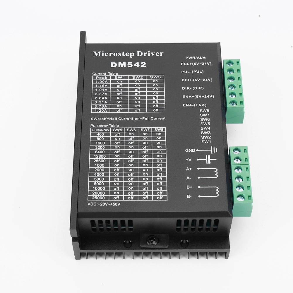 DM542 DM556 Контроллер драйвера шагового двигателя 2-фазный драйвер шагового двигателя Цифровой драйвер шагового двигателя для шагового двигателя 42 57