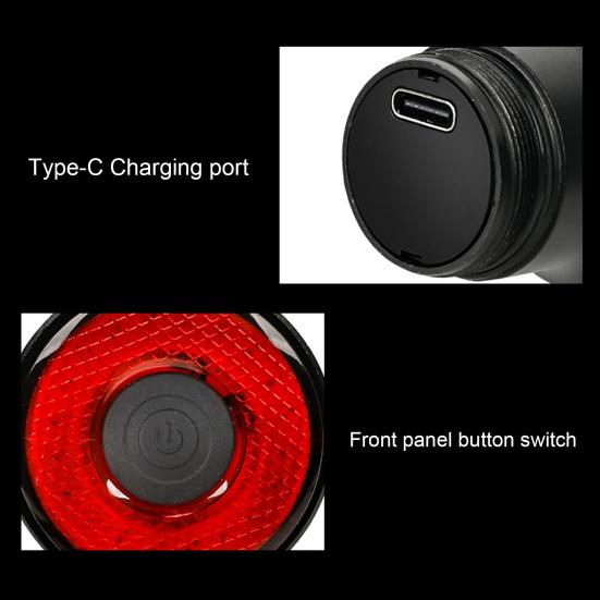 Умный задний фонарь для велосипеда, умный светодиодный задний фонарь для велосипеда, супер яркий, 5 режимов, водонепроницаемый, перезаряжаемый, интеллектуальный датчик тормоза, велосипедный фонарь