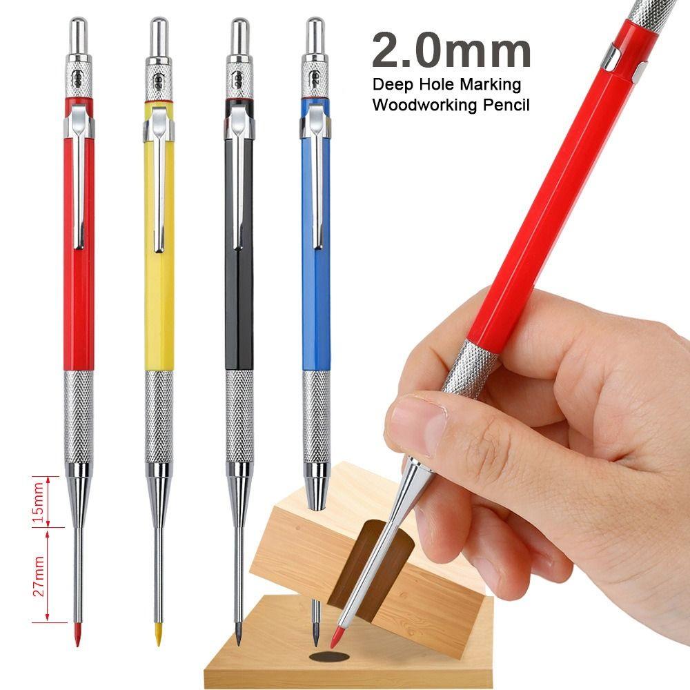 2.0mm Carpentry Pencil Metal Wood Marking Pencil Simple Carpenter Pencil  Carpentry Tools