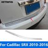 Для Cadillac SRX 2010-2014 2015 2016 Наружная Задняя Крышка Багажника Бампер Накладка на Порог Двери Багажника Защитная Накладка от Царапин Автомобильные Аксессуары