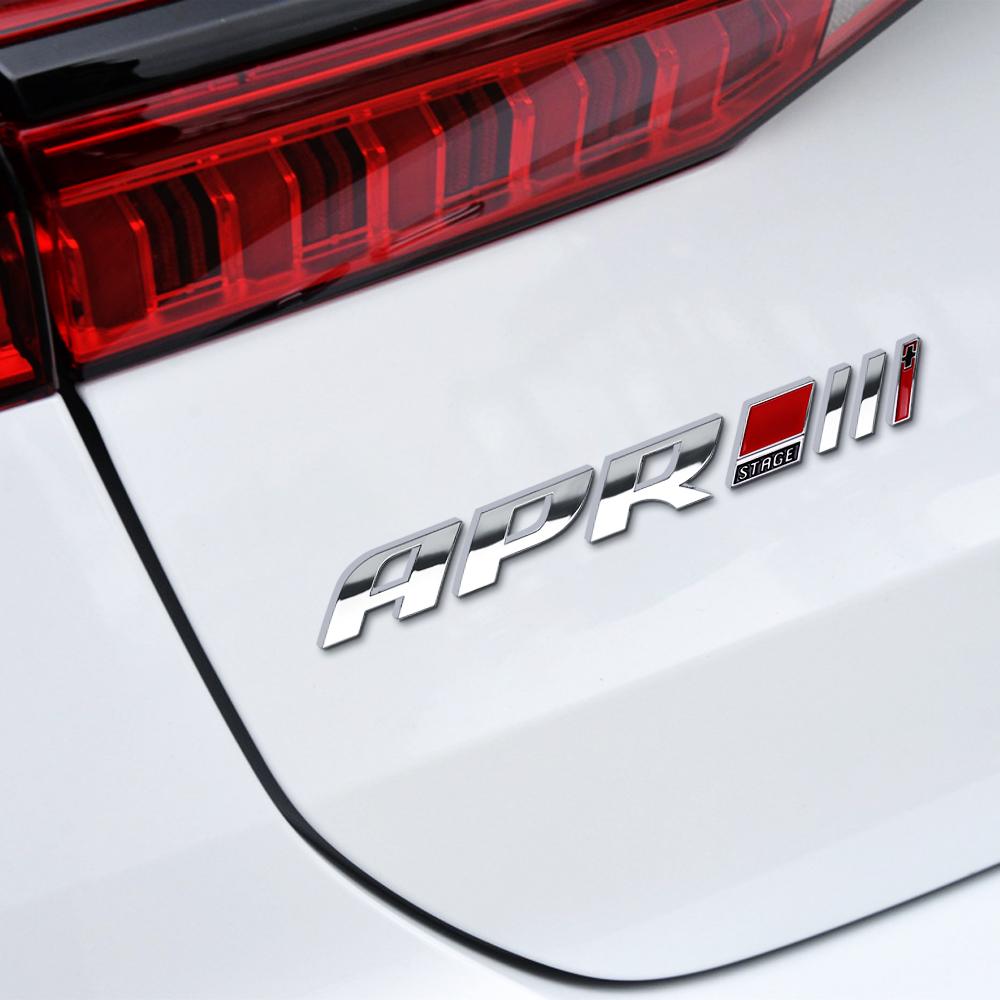 AABIN1 3D ABS APR Stage III Emblem Car Body Trunk Decor Sticker for Volkswagen Vw T5 Cc Scirocco Tiguan Mk2 Polo 6R Jetta Mk6 Gti Golf