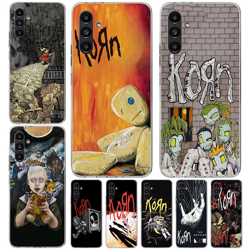 Чехол для телефона K-Korn Rock Band для Samsung Galaxy A13 A14 A15 A16 A17 A53 A54 A55 A56 A57 A33 A34 A35 A36 A37 A23 A24 A25 A26 Galax