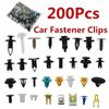Universal Plastic Clip Car Fender Bumper Door Panel Mixed Buckle Car Inner Hole Lining Plate Holder Push Clip Plastic Rivet Screw
