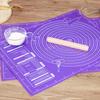Silicone Pad Baking Mat Sheet Kneading Dough Mat for Kitchen Non-Stick Maker
